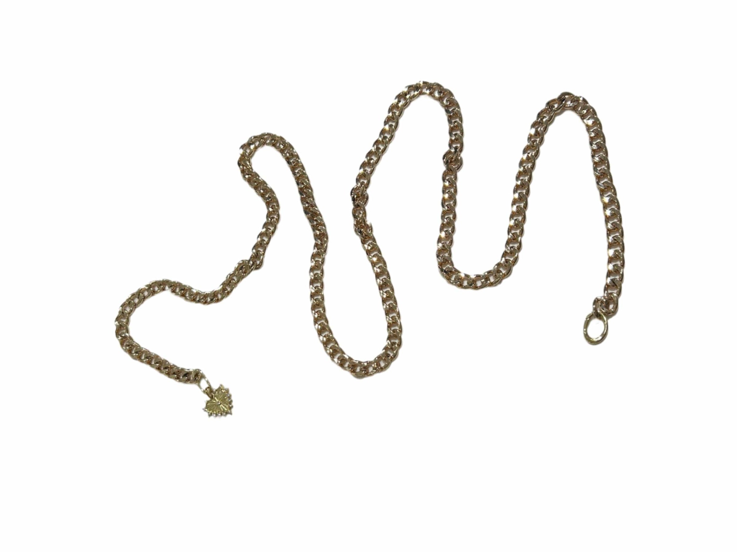 The Elsewhere Co. Apparel & Accessories Gold Skinny Chain Belt