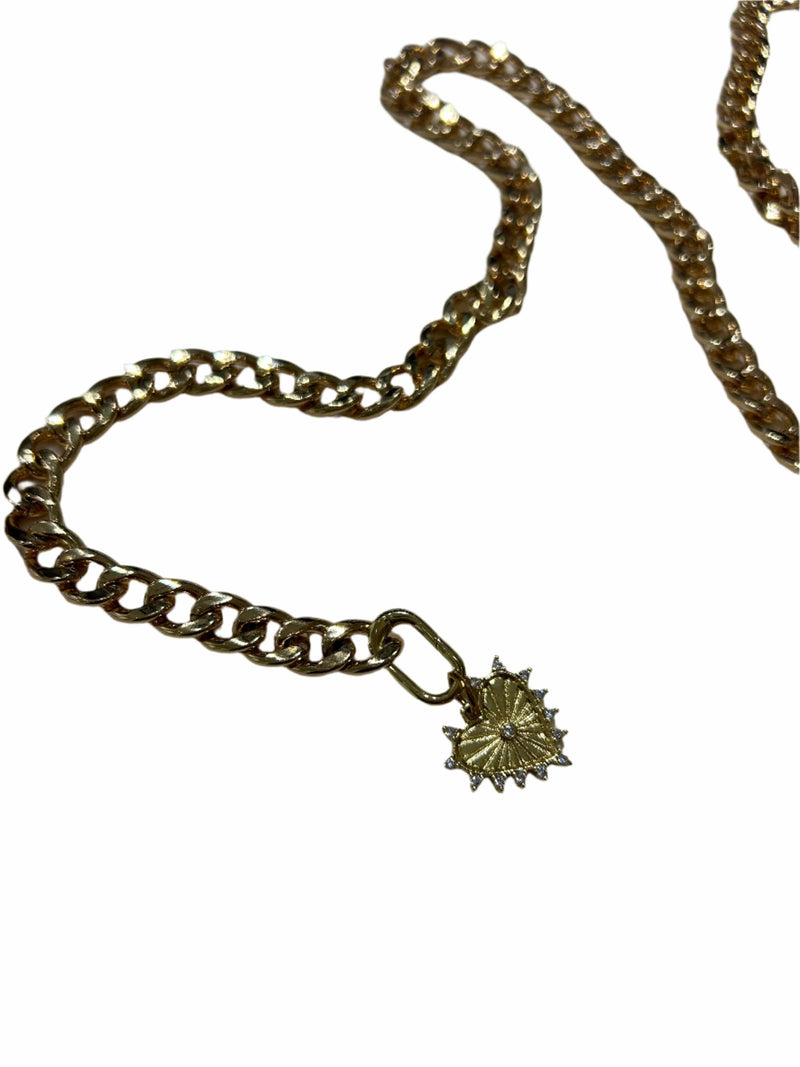 The Elsewhere Co. Apparel & Accessories Gold Skinny Chain Belt