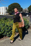 Lindsay Nicholas New York Bleecker Street Pant in Chartreuse