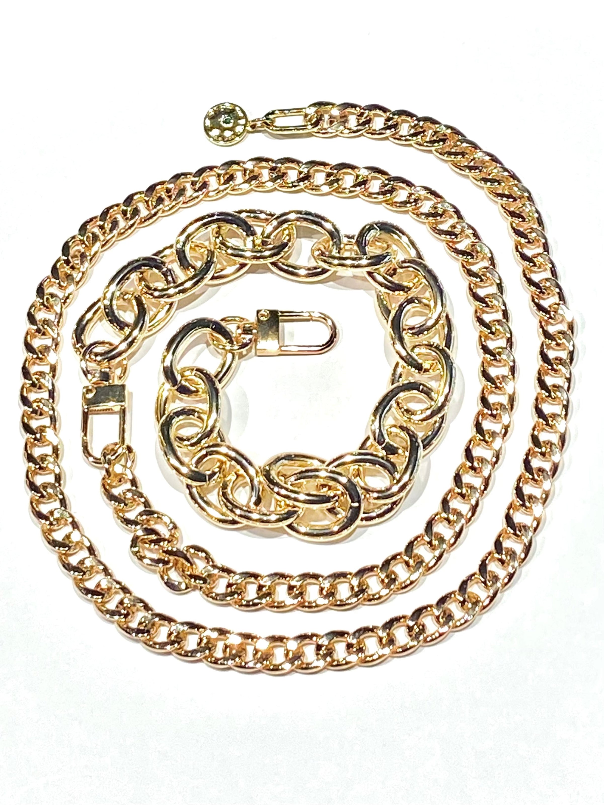 The Elsewhere Co. Apparel & Accessories Elsewhere Co Gold Chunky Chain Belt