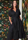 Lindsay Nicholas New York Maxi Dress Joan Maxi Dress in Black