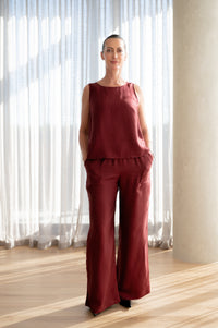 Lindsay Nicholas New York Sleeveless Tops Shell in Men's Necktie Silk