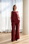 Lindsay Nicholas New York Sleeveless Tops Shell in Men's Necktie Silk