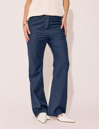 Lindsay Nicholas New York Pant Trousers Lexington Avenue Trouser in Denim