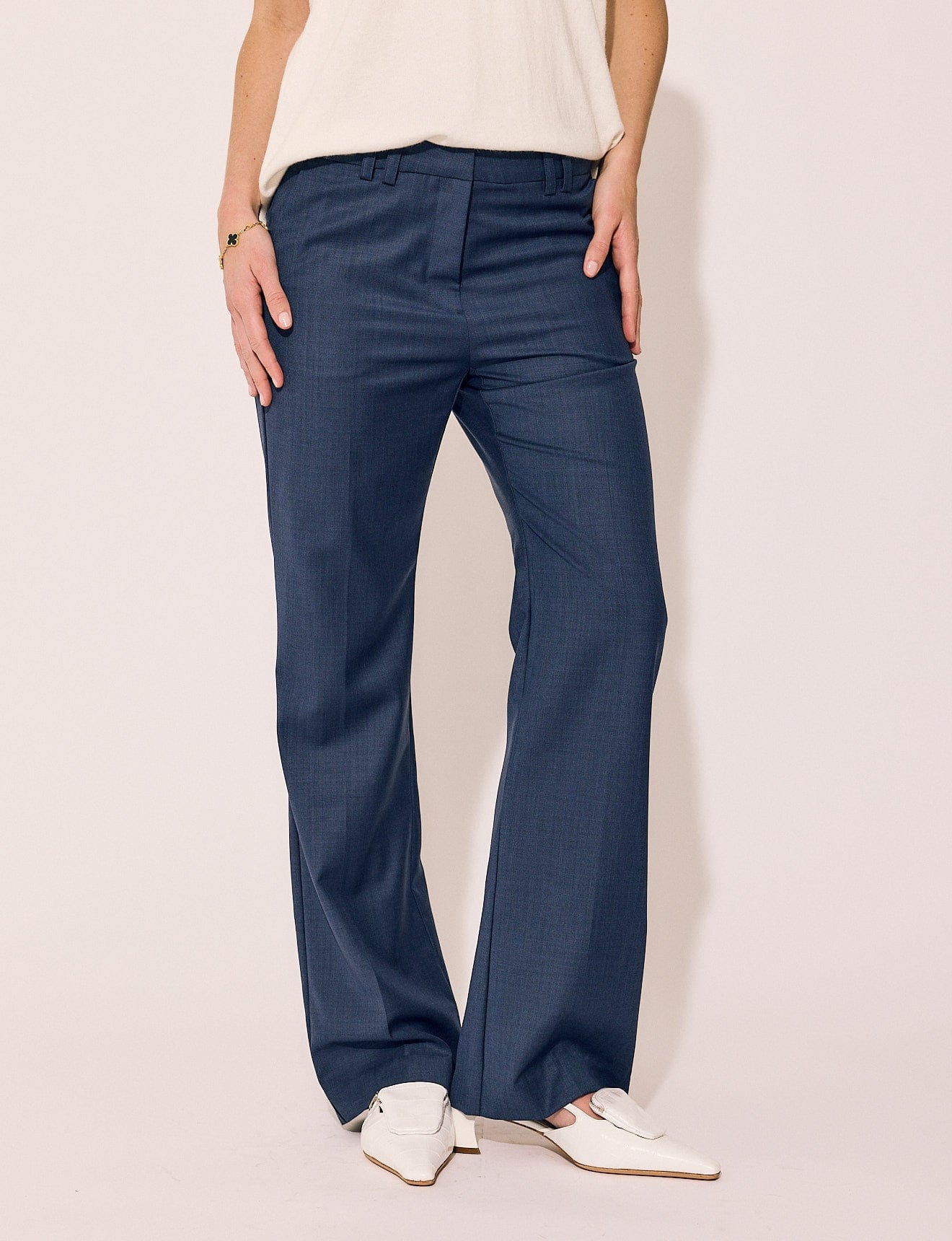 Lindsay Nicholas New York Pant Trousers Lexington Avenue Trouser in Denim
