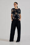 Lindsay Nicholas New York Tshirt Floral Jersey T-Shirt