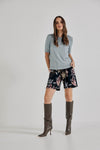 Lindsay Nicholas New York Shorts Floral Jersey Short