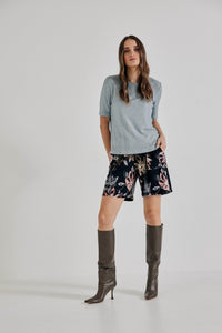 Lindsay Nicholas New York Shorts Floral Jersey Short