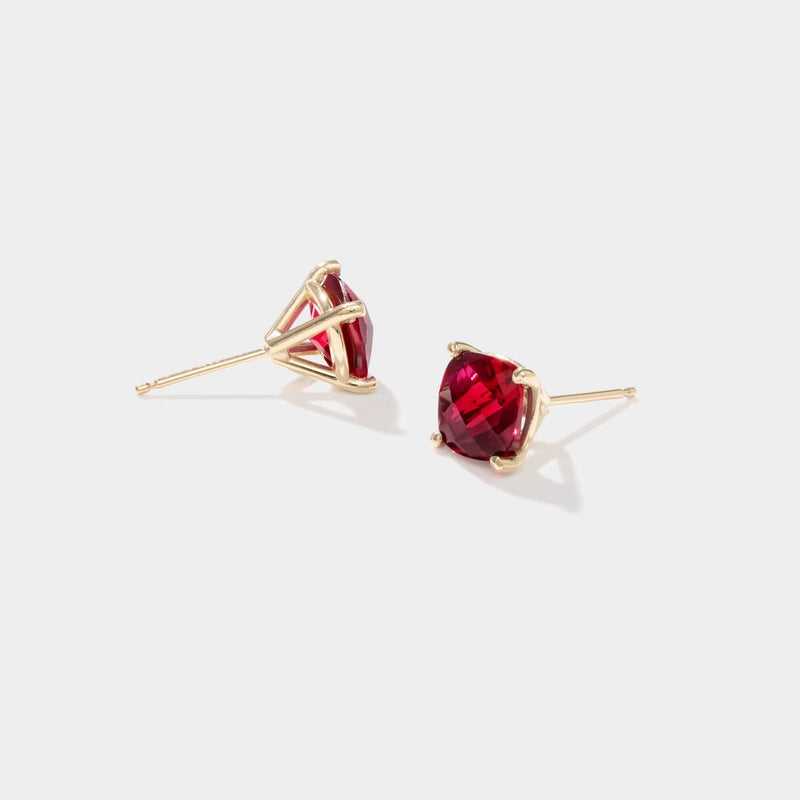 Cove Fine Jewelry Earrings Tide Earrings | Boston Red | Ruby