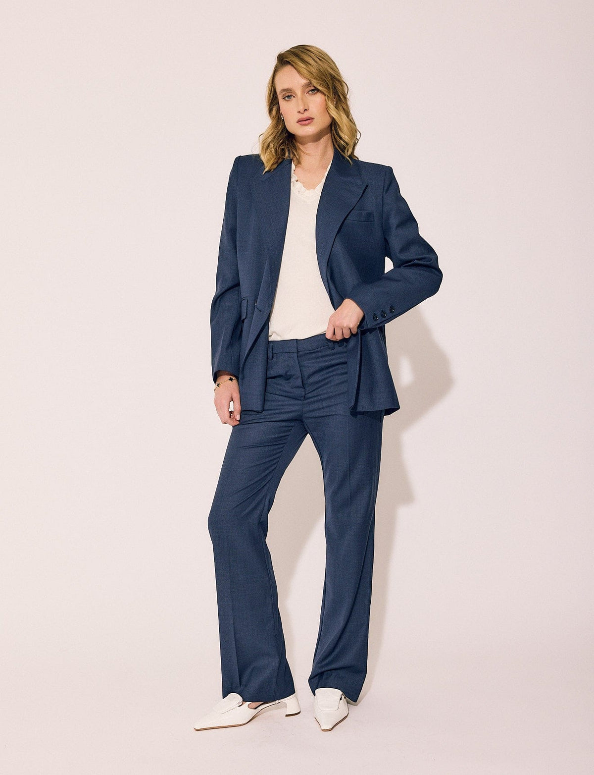 Lindsay Nicholas New York Pant Trousers Lexington Avenue Trouser in Denim