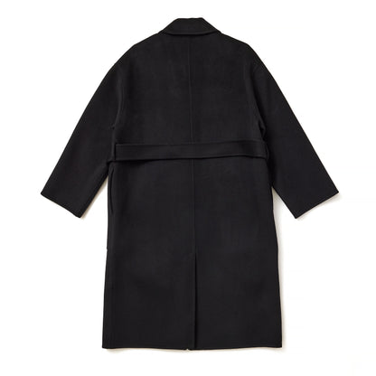 Georgina Buckle Coat in Black