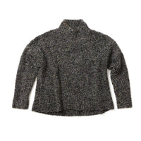 Lindsay Nicholas New York Sweaters Bouclé Mock-Neck Knit Sweater in Orchid Marle