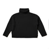 Lindsay Nicholas New York Sweaters Textured Turtleneck in Black