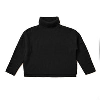 Lindsay Nicholas New York Sweaters Textured Turtleneck in Black