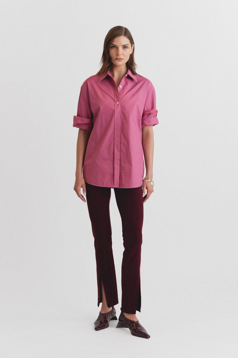 Lindsay Nicholas New York Ally Pant in Wine