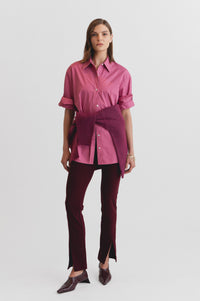Lindsay Nicholas New York Ally Pant in Wine