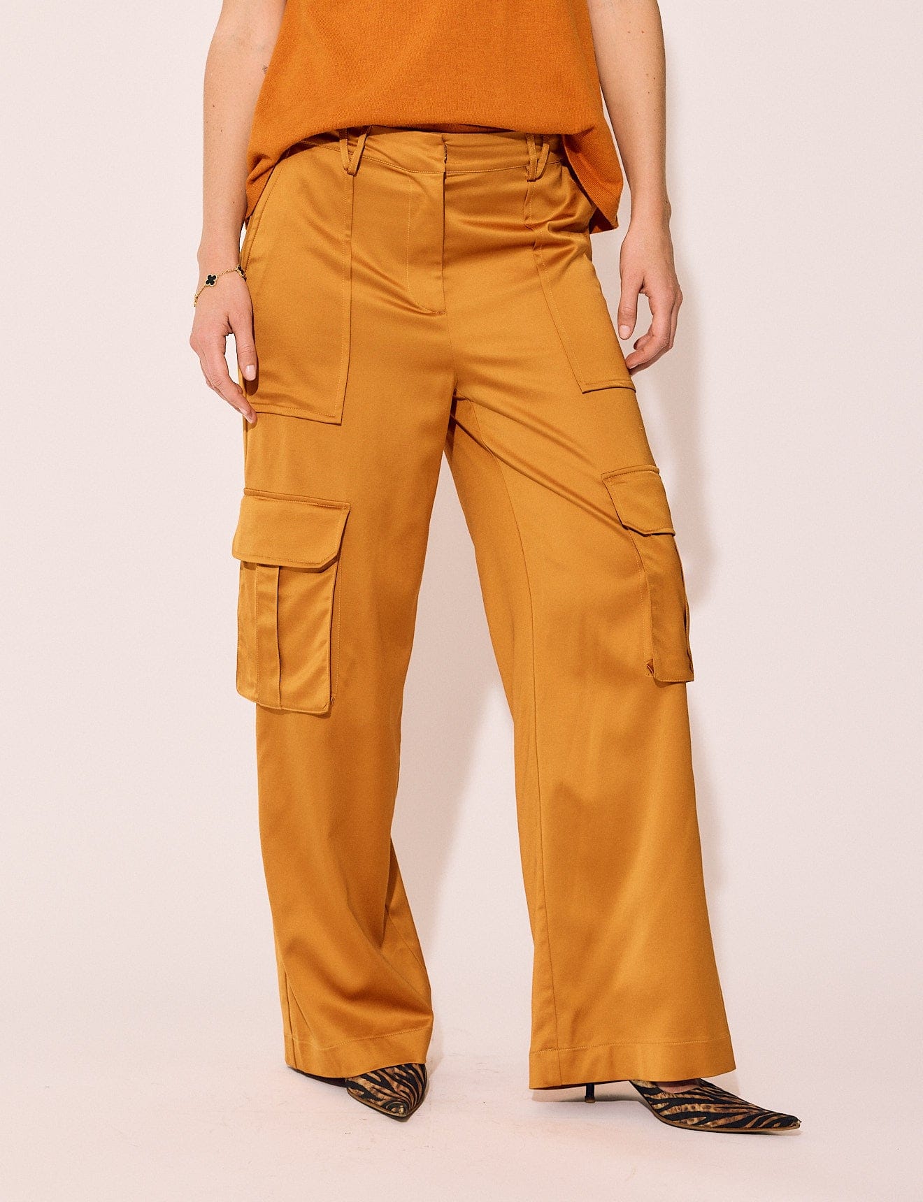 Lindsay Nicholas New York Pants Bleecker Street Pant in Marigold
