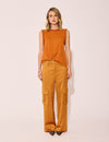Lindsay Nicholas New York Pants Bleecker Street Pant in Marigold