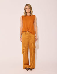 Lindsay Nicholas New York Pants Bleecker Street Pant in Marigold