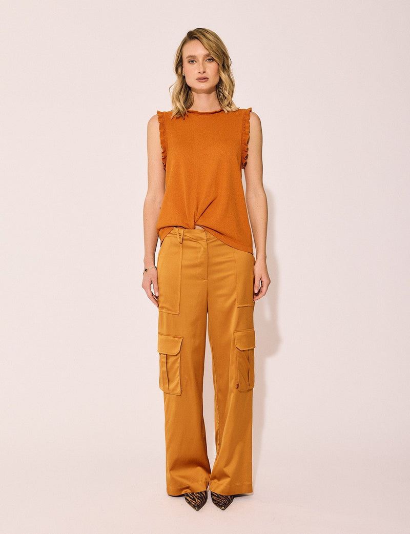 Lindsay Nicholas New York Pants Bleecker Street Pant in Marigold