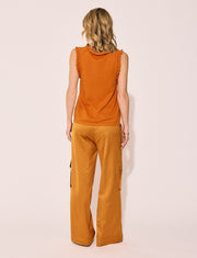 Lindsay Nicholas New York Pants Bleecker Street Pant in Marigold
