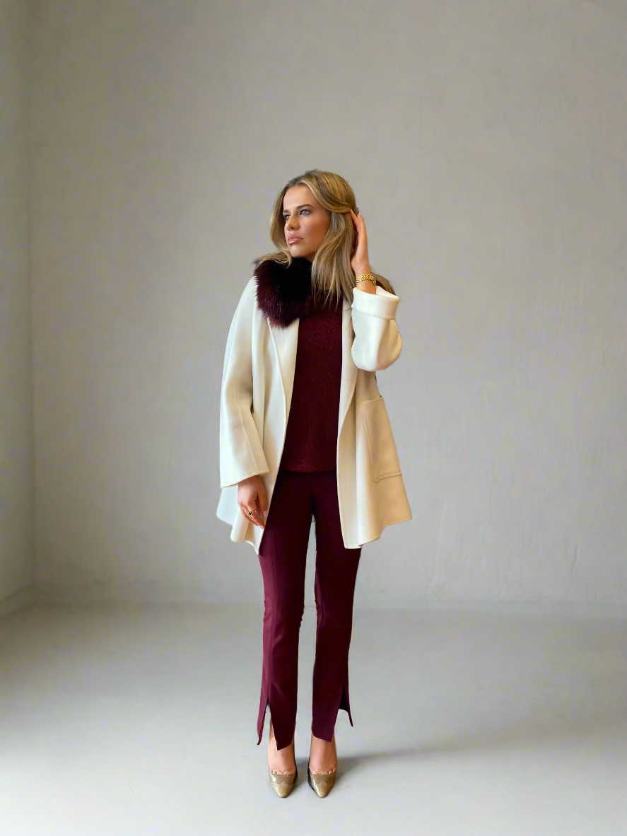 Lindsay Nicholas New York Ally Pant in Wine