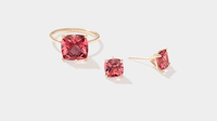 Cove Fine Jewelry Earrings Tide | Pink Tourmaline Earrings | Nantucket Red