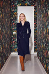 Lindsay Nicholas New York Apparel & Accessories Royce Coat in Navy