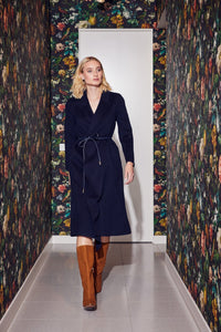 Lindsay Nicholas New York Apparel & Accessories Royce Coat in Navy