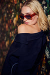 Lindsay Nicholas New York Apparel & Accessories Royce Coat in Navy