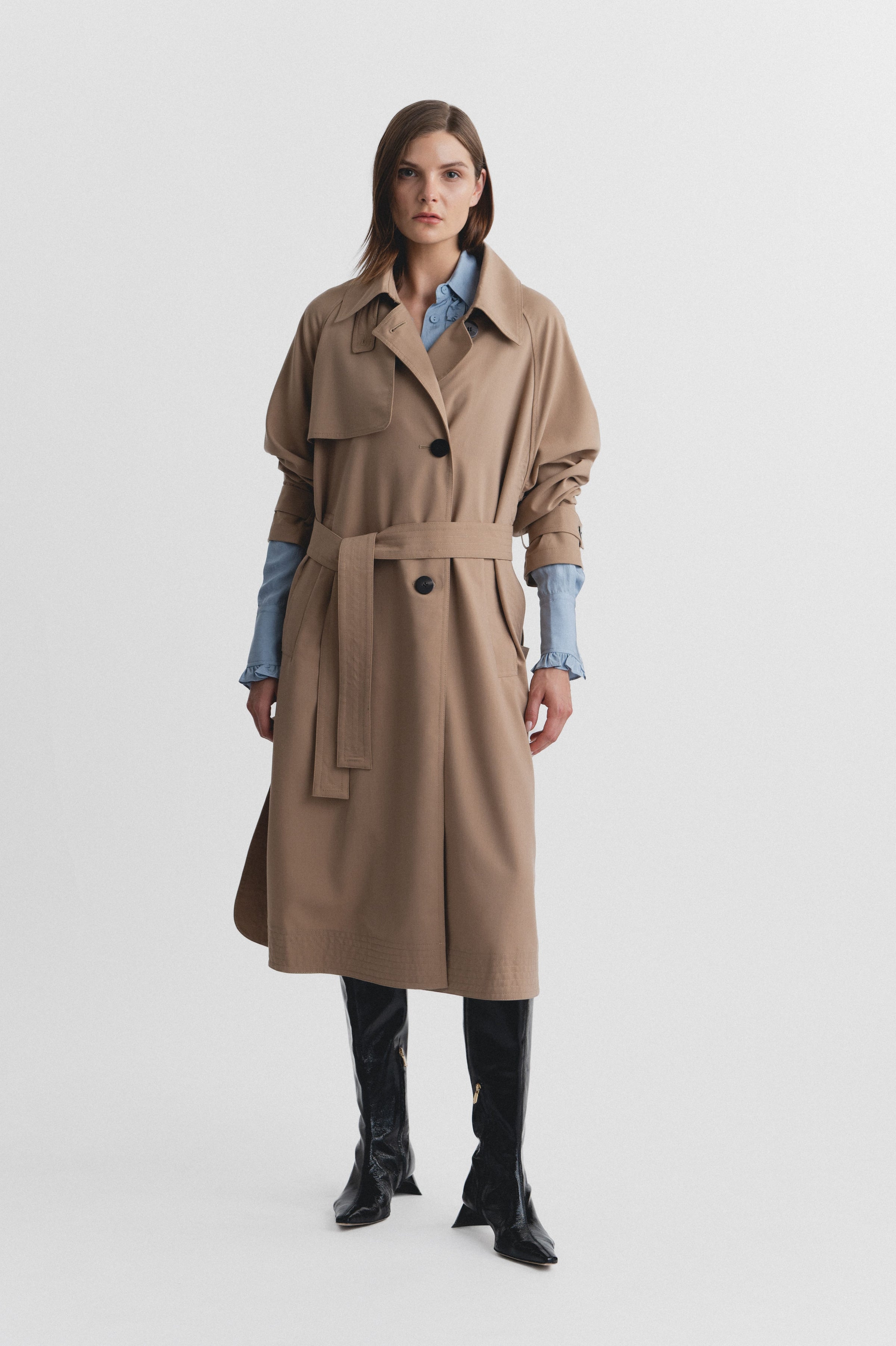 Lindsay Nicholas New York JACKETS Newbury Trench