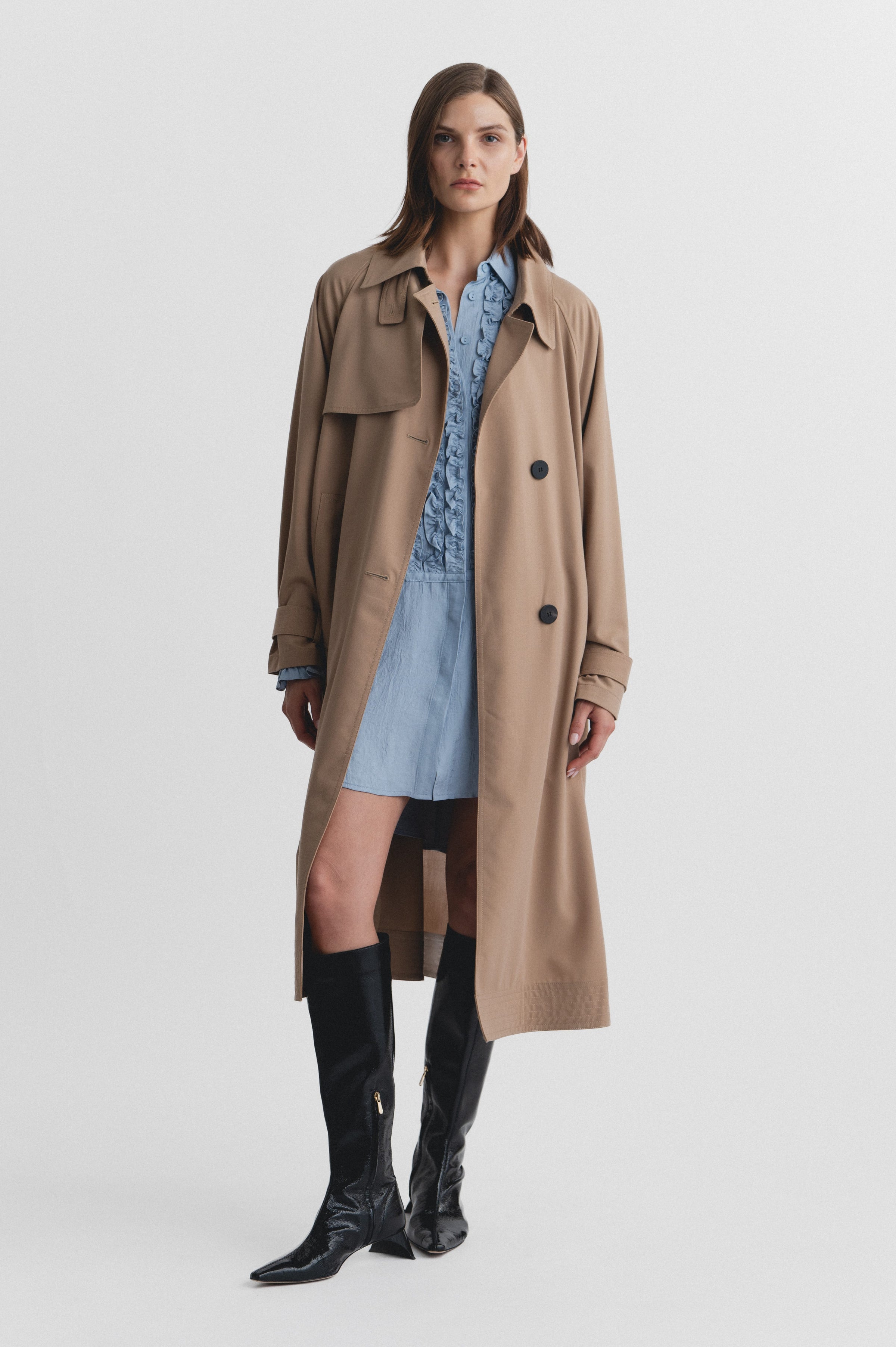 Lindsay Nicholas New York JACKETS Newbury Trench
