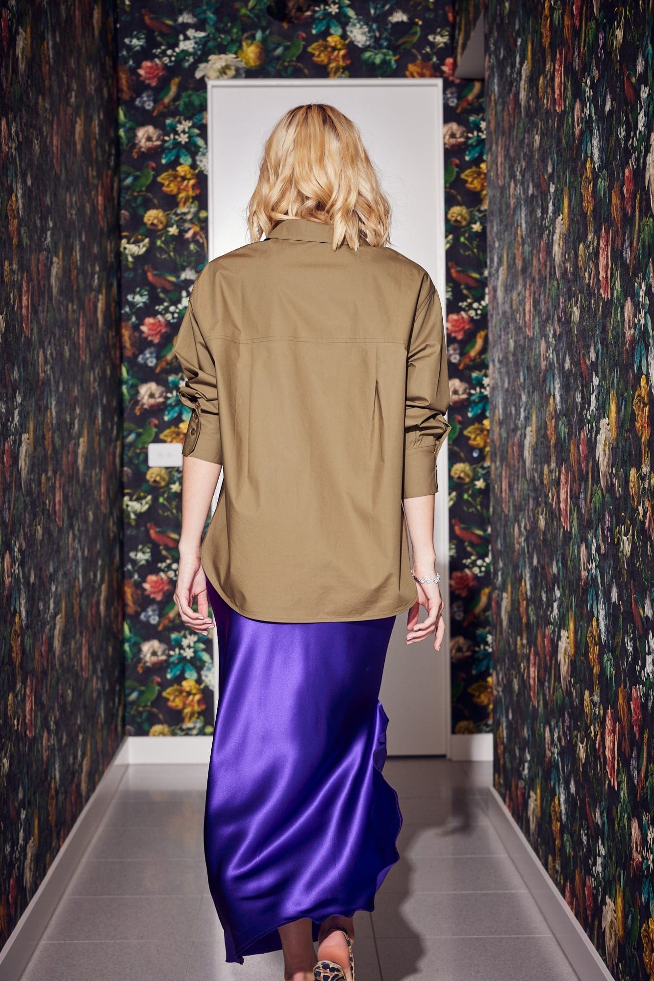 Marcia Oversized Shirt in Olive