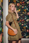 Lindsay Nicholas New York Mini Dress Joan Mini Dress in Khaki