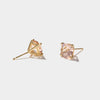 Cove Fine Jewelry Earrings Tide | Morganite Studs | Connecitcut Coast