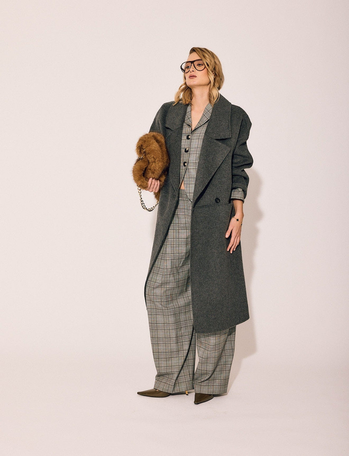 Lindsay Nicholas New York COAT Broadway Coat in Grey