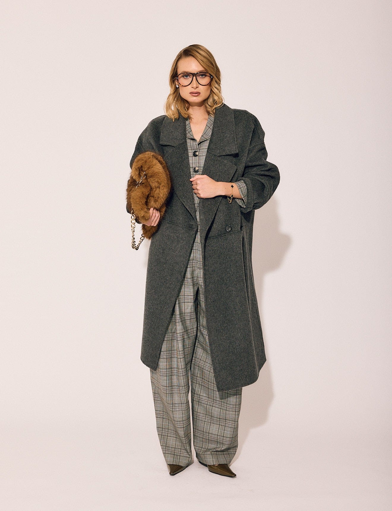 Lindsay Nicholas New York COAT Broadway Coat in Grey