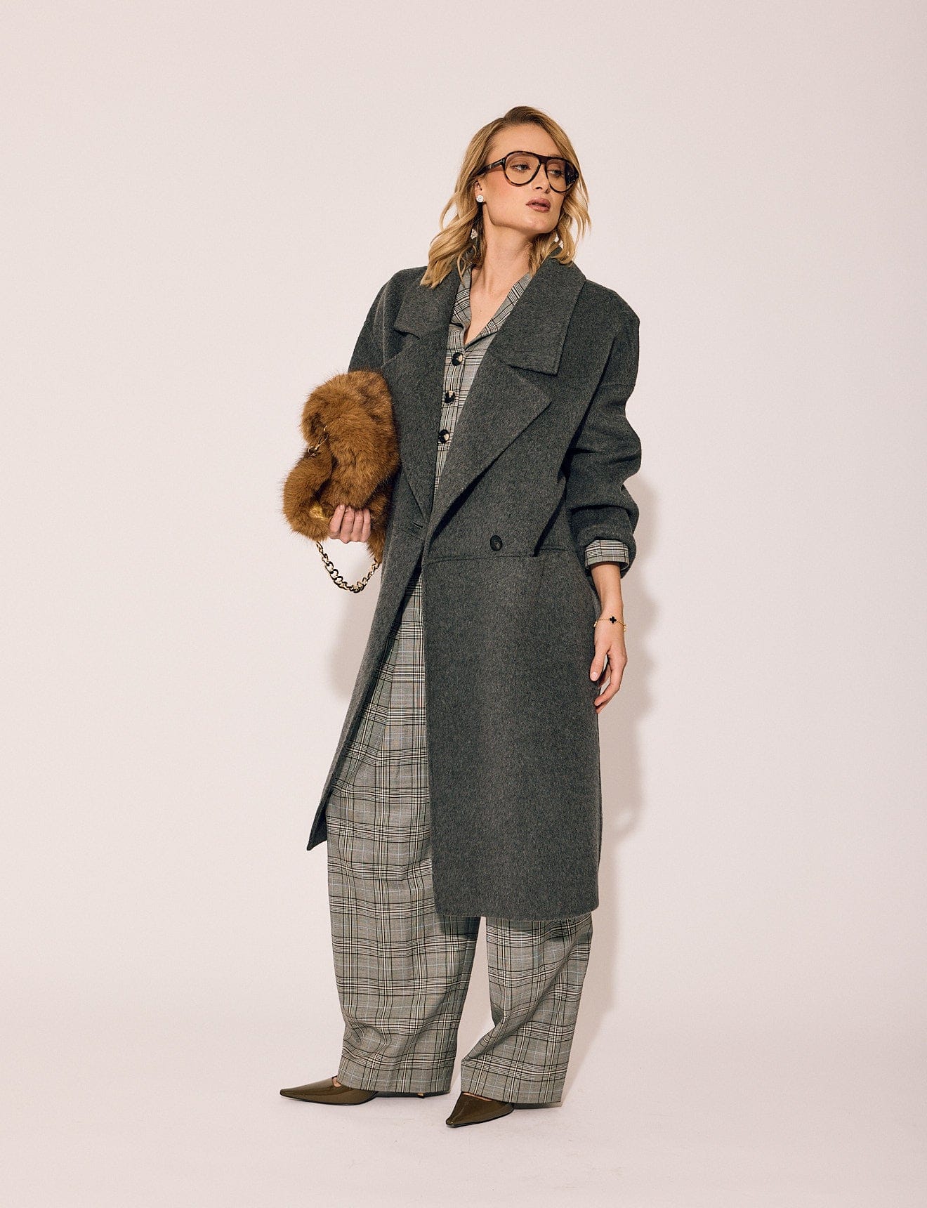 Lindsay Nicholas New York COAT Broadway Coat in Grey