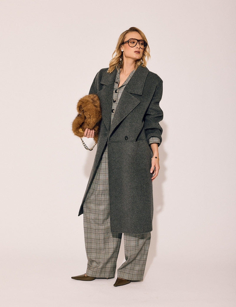Lindsay Nicholas New York COAT Broadway Coat in Grey