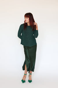 Lindsay Nicholas New York TOP Disco Top in Emerald