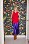 Lindsay Nicholas New York Blouse Bow Blouse in Classic Red