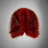 Lindsay Nicholas New York Apparel & Accessories Red Faux Fur Collar