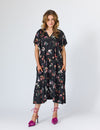 Lindsay Nicholas New York DRESS Sarah Maxi Dress in Black