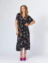 Lindsay Nicholas New York DRESS Sarah Maxi Dress in Black