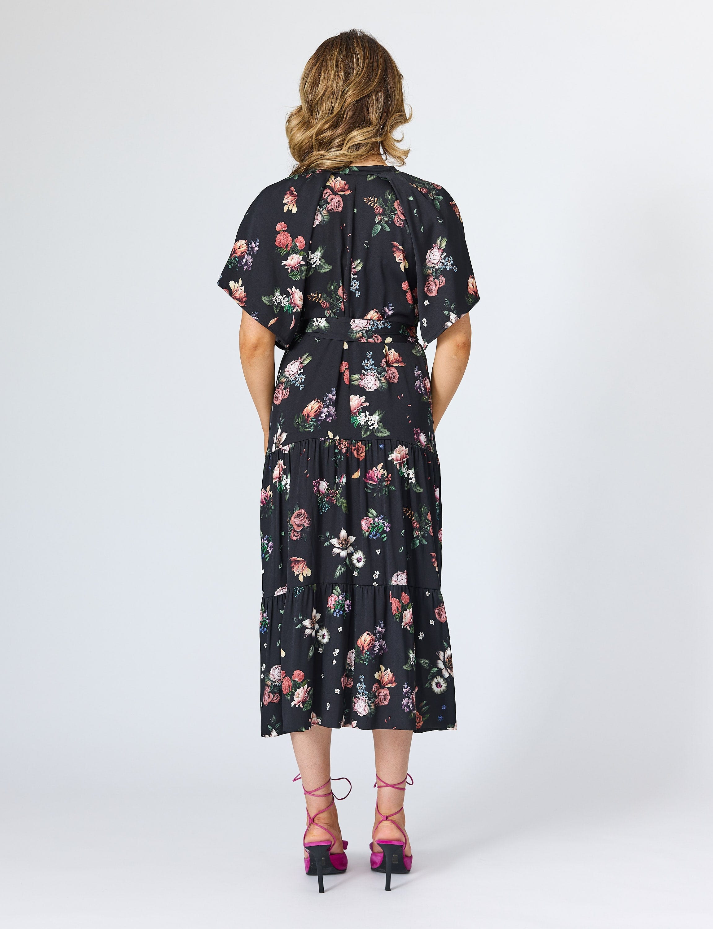 Lindsay Nicholas New York DRESS Sarah Maxi Dress in Black