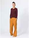 Lindsay Nicholas New York Apparel & Accessories Faux Rise Pant in Marigold