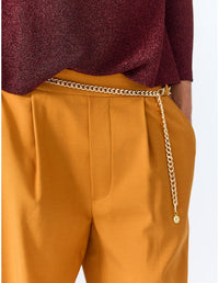 Lindsay Nicholas New York TOP Disco Glitter Bracelet Sleeve Top in Shiraz