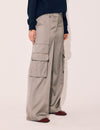Lindsay Nicholas New York Pants Bleecker Street Pant in Silver