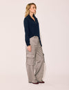Lindsay Nicholas New York Pants Bleecker Street Pant in Silver