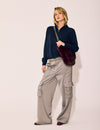 Lindsay Nicholas New York Pants Bleecker Street Pant in Silver
